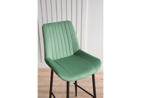 Барный стул Седа 360 фисташковый (zd 651), черный np