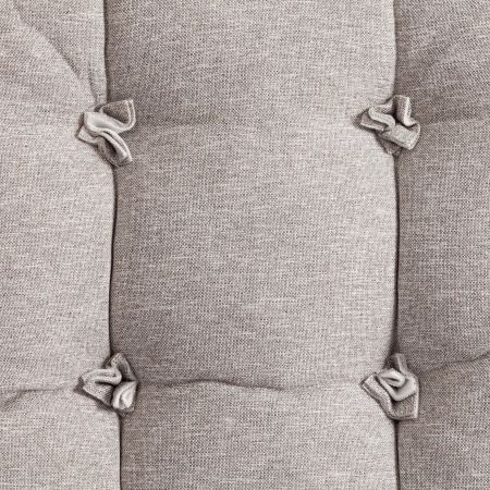 Кресло Charli серый и бежевый, ткань и металл, мягкое сиденье, без подлокотников