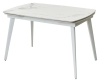 Стол ELIOT 120 GLOSS STATUARIO WHITE SINTERED STONE, WHITE