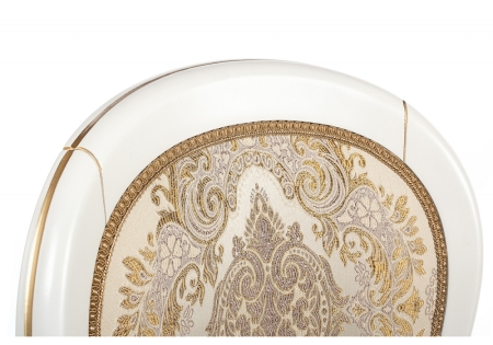 Стул деревянный Adriano молочный с патиной