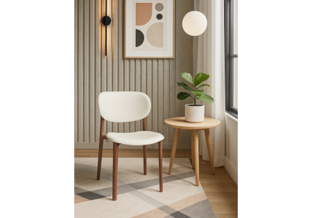 Пластиковый стул Mokka brown, milky