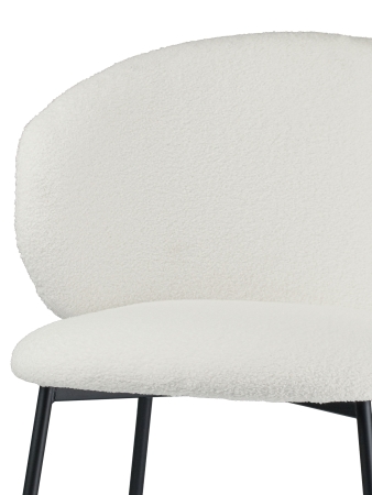 Стул для кухни SOLIS белый экомех HUSH 000