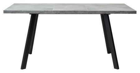 Стол BRICK M 120 бетон Портленд, черный