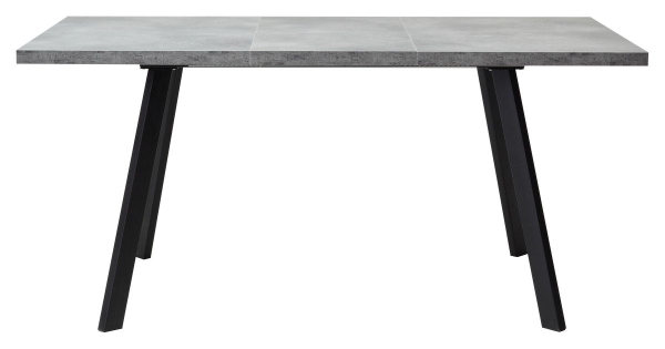 Стол BRICK M 120 бетон Портленд, черный