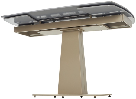 Стол BALDE 120 MATT LATTE STONE SOLID CERAMIC, TAUPE