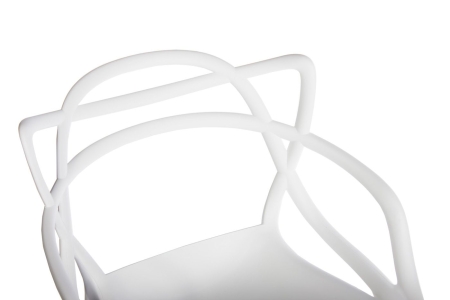 Полубарный стул Masters белый