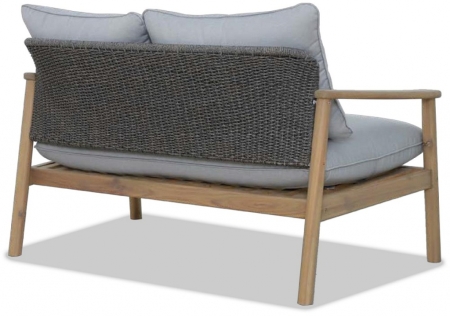 Диван деревянный двухместный с подушками Tagliamento Freeport