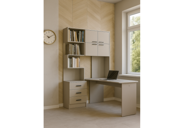 Компьютерный стол Эльброни правый кашемир