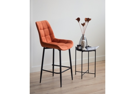 Барный стул Челси 360 терракотовый (zd 432), черный np
