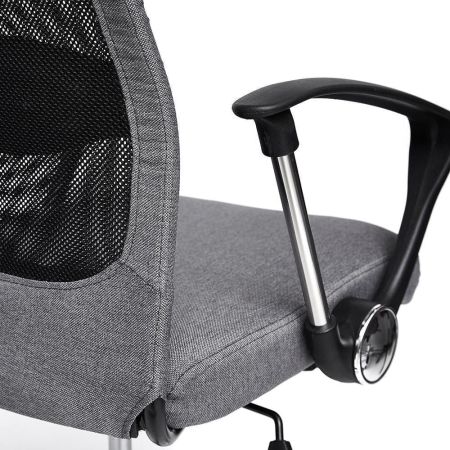 Кресло PROFIT, ткань, серый и черный