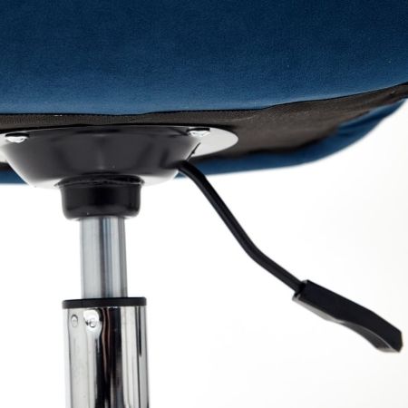 Кресло STYLE флок, синий, 32