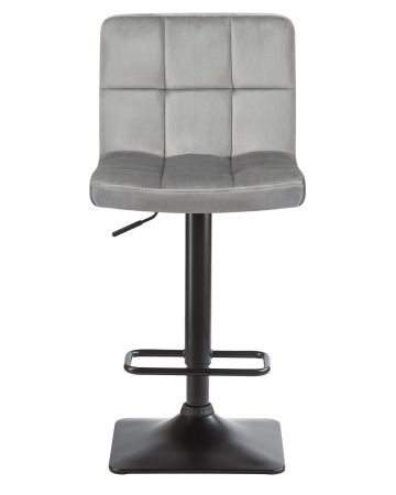 Стул барный DOMINIC серый велюр MJ9-75