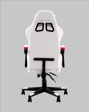 Кресло спортивное Phantom TopChairs бело-красный