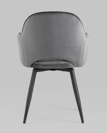 Стул Венера вращающийся велюр серый 2 шт.