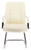 Кресло для посетителей Kent CF экокожа кремовый