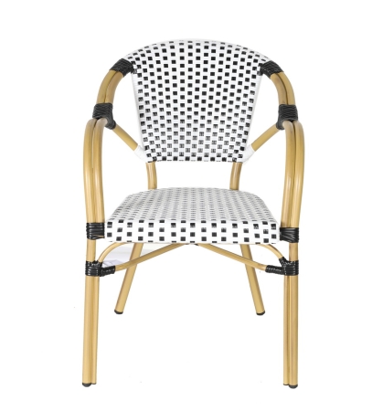 "Кабри" плетеный стул из искусственного ротанга, черный