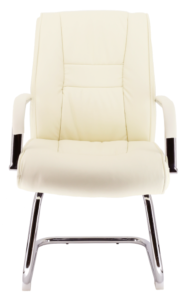 Кресло для посетителей Kent CF экокожа кремовый