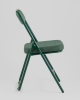 Стул складной Джонни рогожка зеленая каркас зеленый