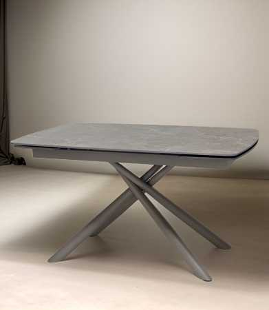 Стол RIVOLI 140 MATT LATTE STONE SOLID CERAMIC, TAUPE фото в интернет-магазине Stoolmarket