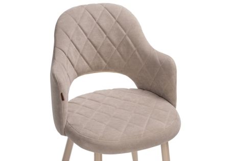 Стул Гутрид ромбы спереди капучино