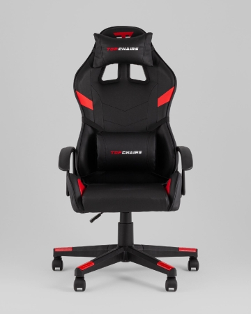 Кресло спортивное TopChairs Warden черно-красный