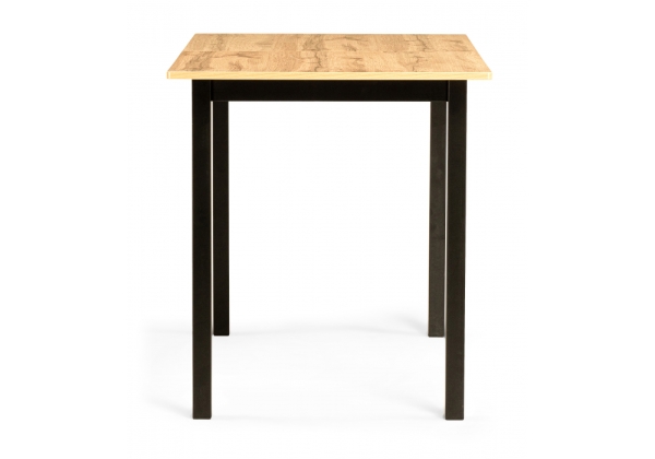 Стол деревянный Аркон 110(130)х68х75 дуб вотан, черный