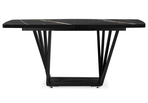 Стол деревянный Эудес sahara noir, черный