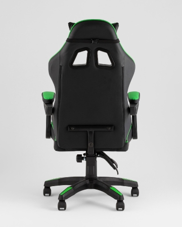 Кресло спортивное TopChairs Shadow черно-зеленый