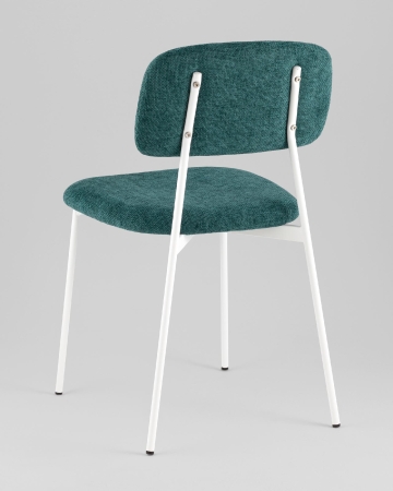 Стул Chao темно-зеленый белые ножки 4 шт.