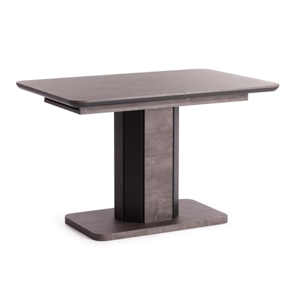 Стол обеденный SKAT ЛДСП, МДФ, 120-160х80х75 см, оникс, графит