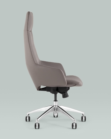Кресло руководителя Bow TopChairs серый