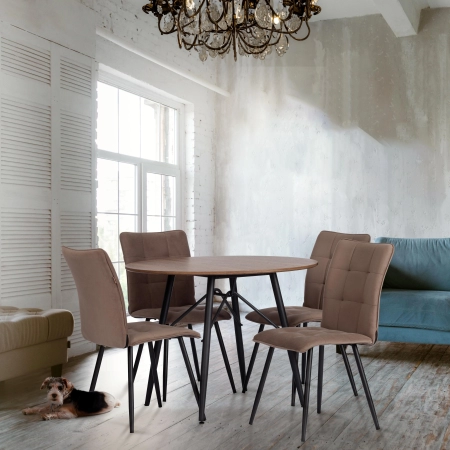 Стул обеденный Bari темно-бежевый