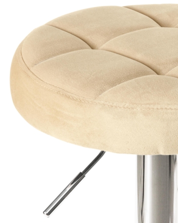 Набор 2 шт Табурет барный BRUNO, бежевый велюр (MJ9-10)