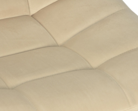 Набор 2 шт Стул барный TAILOR WHITE, бежевый велюр (MJ9-10)