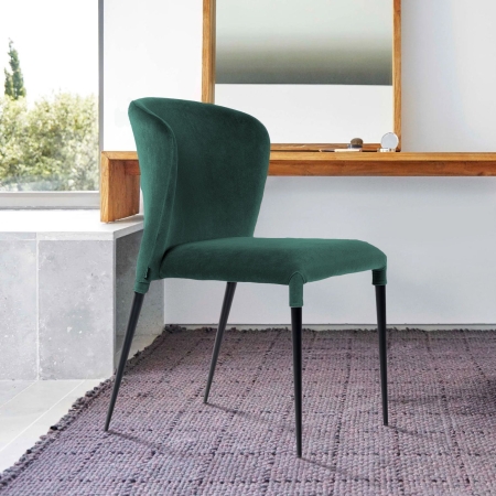 Стул Albert (Альберт) бархат зеленый