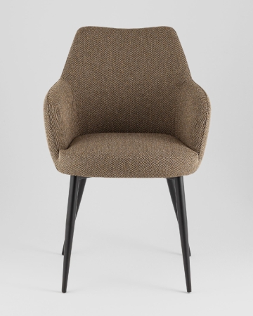 Стул обеденный Katys оливково-бежевый елочка