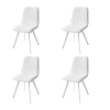 Стул ELVIS WZ2042-18 белая галька, белый каркас