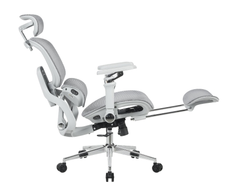 Кресло офисное TopChairs Prodigy с оттоманкой серый Кресло офисное TopChairs Prodigy с оттоманкой серый