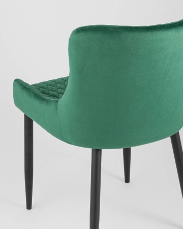Стул Ститч велюр изумрудный
