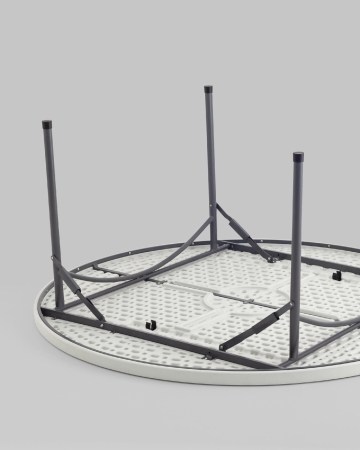 Стол круглый складной пластиковый Кейт 160 Стол круглый складной пластиковый Кейт 160