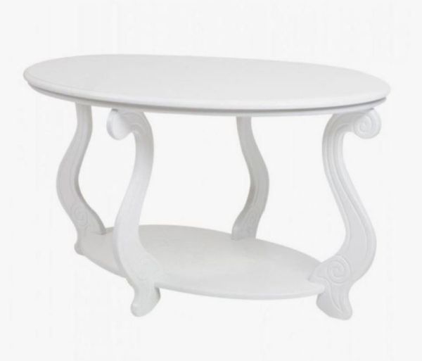 Стол журнальный "Виват М" молочный дуб Вис