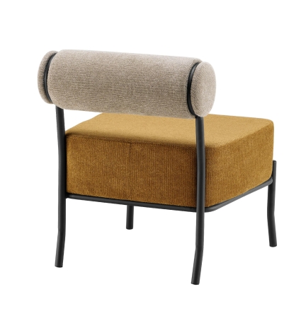 Кресло Ponpoun бежевый терракотовый