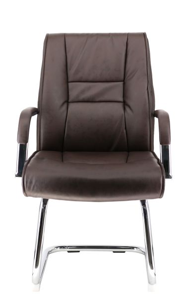 Кресло для посетителей Kent CF экокожа коричневый