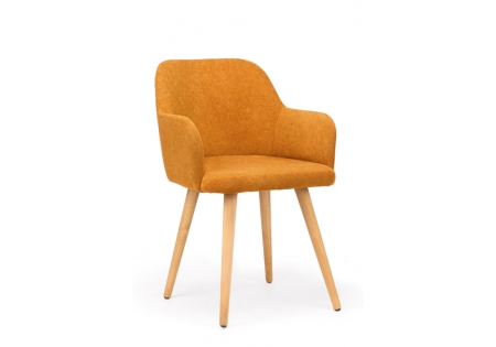 Стул деревянный Инфини 360 терракота (ocean 015), светлое дерево