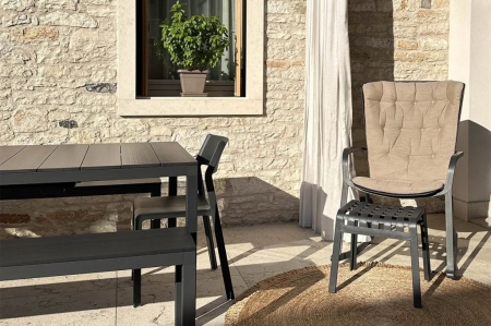 Стул пластиковый Trill Bistrot антрацит