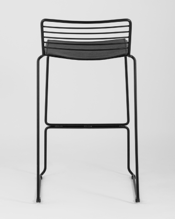 Стул полубарный DANNY черный, с черной подушкой 4 шт.