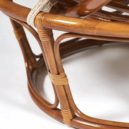 Кресло "PAPASAN" 23/01 W, с подушкой, бежевый, орех