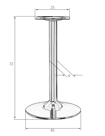 Подстолье обеденное ALAN GREY-BEIGE