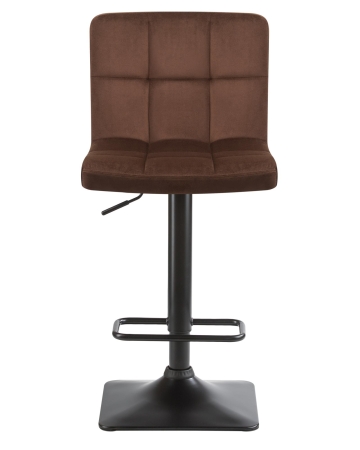 Набор 2 шт Стул барный DOMINIC, шоколадный велюр (MJ9-111)