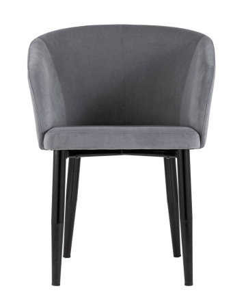 Кресло Ральф велюр серый